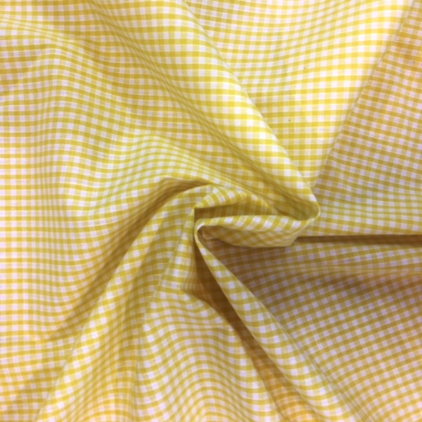 1/8'' Polycotton Gingham YELLOW